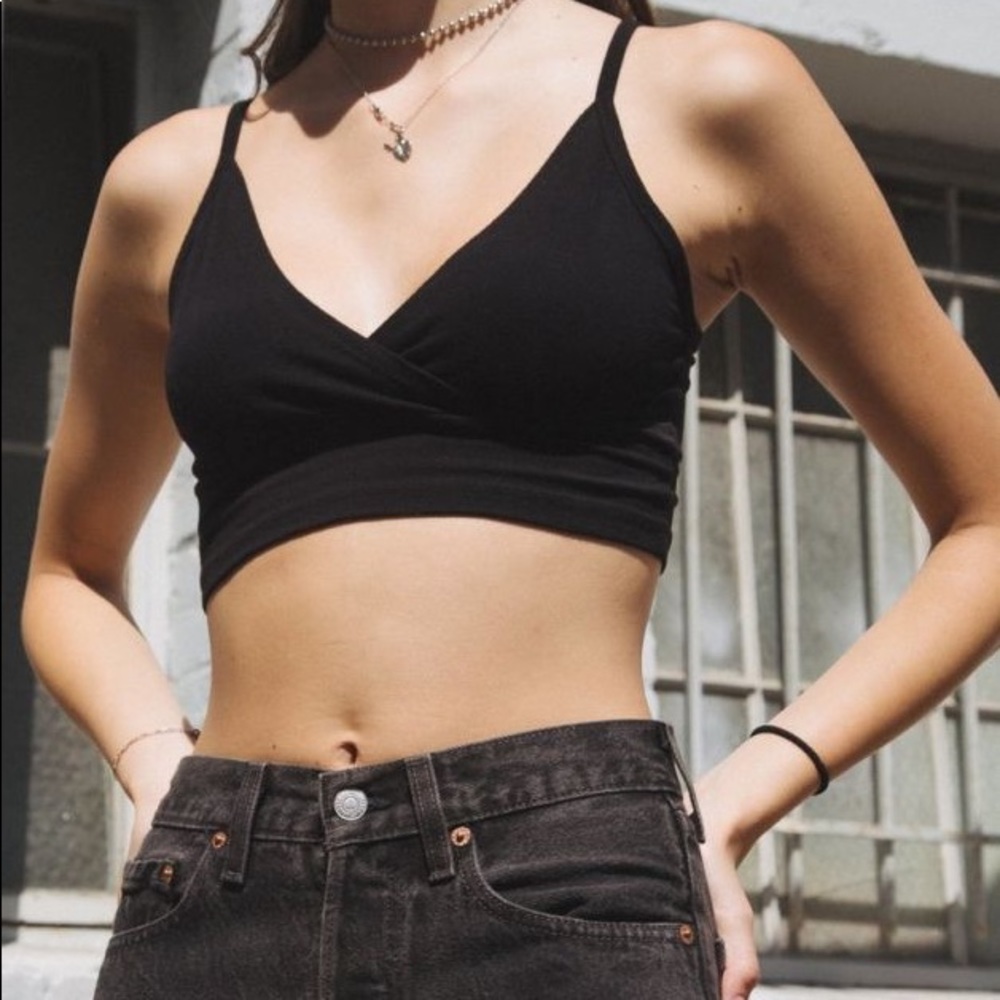 BRANDY MELVILLE AMARA TANK BLACK